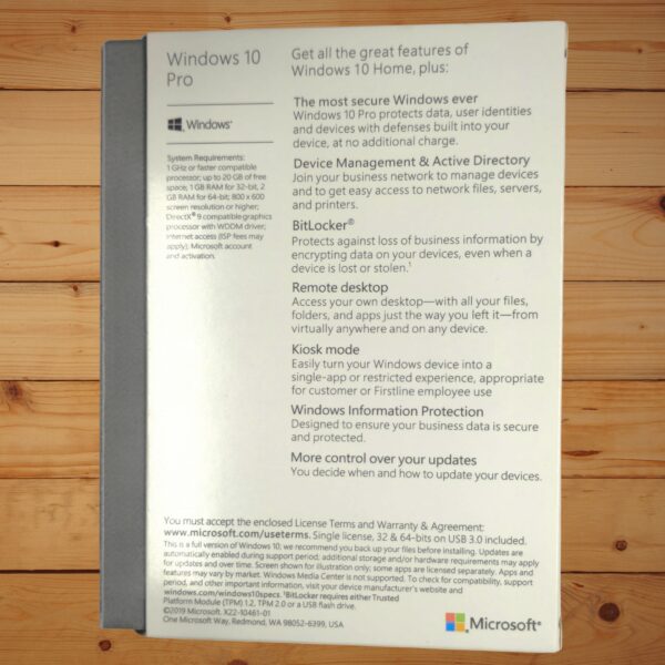 Microsoft Windows 10 Pro Sealed Box | USB Installer + Retail License - Image 4