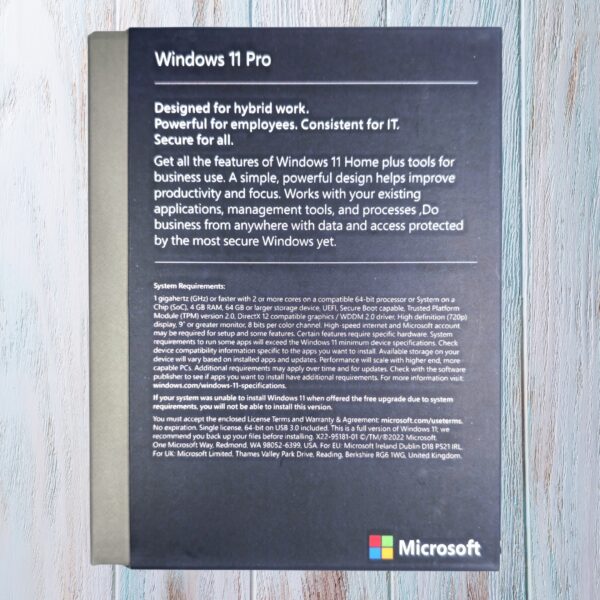 Microsoft Windows 11 Pro Sealed Box | USB Installer + Retail License - Image 4